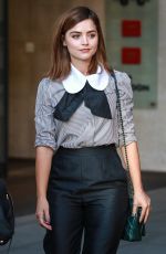 JENNA LOUISE COLEMAN Leaves BBC Studios in London 08/31/2016