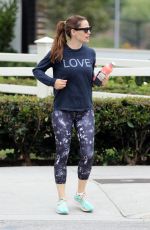 JENNIFER GARNER Arrives at a Gym in Brentwood 08/06/2016