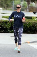 JENNIFER GARNER Arrives at a Gym in Brentwood 08/06/2016