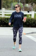 JENNIFER GARNER Arrives at a Gym in Brentwood 08/06/2016