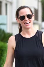 JENNIFER GARNER in Spandex Out in Brentwood 08/02/2016