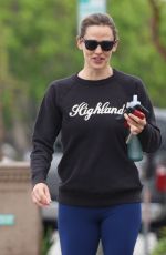 JENNIFER GARNER Leaves a Gym in Brentwood 08/09/2016