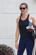 JENNIFER GARNER Leaves a Gym in Brentwood 08/09/2016