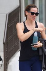 JENNIFER GARNER Leaves a Gym in Brentwood 08/09/2016