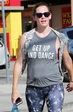 JENNIFER GARNER Leaves a Gym in Brentwood 08/13/2016