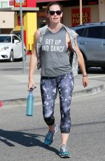 JENNIFER GARNER Leaves a Gym in Brentwood 08/13/2016