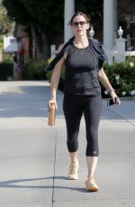 JENNIFER GARNER Leaves a Gym in Los Angeles 08/23/2016