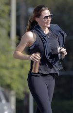JENNIFER GARNER Leaves a Gym in Los Angeles 08/23/2016
