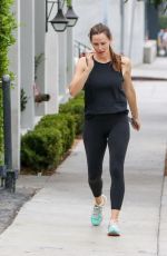 JENNIFER GARNER Leaves a Gym in Los Angeles 08/27/2016