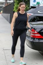 JENNIFER GARNER Leaves a Gym in Los Angeles 08/27/2016