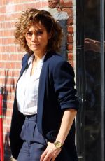 JENNIFER LOPEZ on the Set of 