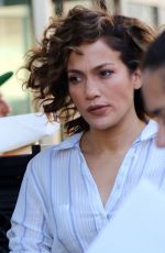JENNIFER LOPEZ on the Set of 