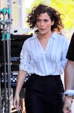 JENNIFER LOPEZ on the Set of 