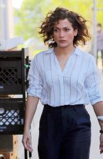 JENNIFER LOPEZ on the Set of 