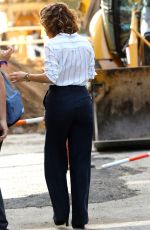 JENNIFER LOPEZ on the Set of 