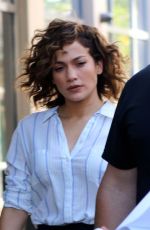 JENNIFER LOPEZ on the Set of 