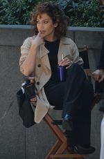 JENNIFER LOPEZ on the Set of 
