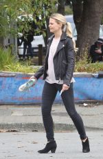 JENNIFER MORRISON on the Set of 