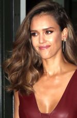 JESSICA ALBA Arrives at Tonight Show Starring Jimmy Fallon in New York 08/25/2016
