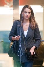 JESSICA ALBA Leaves a Meeting in Los Angeles 08/08/2016