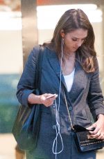 JESSICA ALBA Leaves a Meeting in Los Angeles 08/08/2016