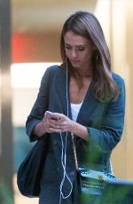 JESSICA ALBA Leaves a Meeting in Los Angeles 08/08/2016