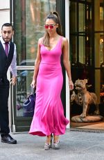 JESSICA ALBA Leaves Her Hotel in New York 08/25/2016