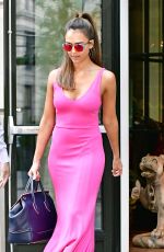 JESSICA ALBA Leaves Her Hotel in New York 08/25/2016