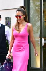 JESSICA ALBA Leaves Her Hotel in New York 08/25/2016