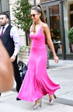 JESSICA ALBA Leaves Her Hotel in New York 08/25/2016