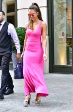 JESSICA ALBA Leaves Her Hotel in New York 08/25/2016