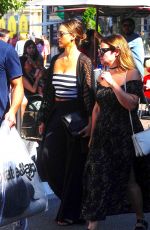 JESSICA ALBA Shopping at The Grove Mall in West Hollywood 08/06/2016