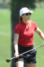 JESSICA BIEL at a Golf Course in Los Angeles 08/07/2016