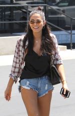 JESSICA GOMES in Denim Shorts Out in Los Angeles 0/817/2016