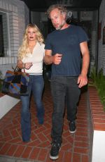 JESSICA SIMPSON Leaves a Mexican Restaurant in West Hollywood 08/16/2016