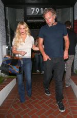 JESSICA SIMPSON Leaves a Mexican Restaurant in West Hollywood 08/16/2016