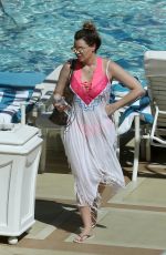 JESSICA WRIGHT in Bikini a Pool in Las Vegas 08/09/2016