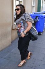 JESSIE WALLACE Arrives at a Theatre in Newcastle 08/05/2016