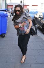 JESSIE WALLACE Arrives at a Theatre in Newcastle 08/05/2016