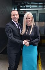 JENNY MCCARTHY and Donnie Wahlberg at AOL Studios in New York 08/16/2016