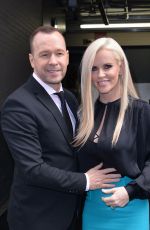 JENNY MCCARTHY and Donnie Wahlberg at AOL Studios in New York 08/16/2016