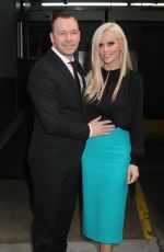 JENNY MCCARTHY and Donnie Wahlberg at AOL Studios in New York 08/16/2016