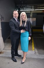 JENNY MCCARTHY and Donnie Wahlberg at AOL Studios in New York 08/16/2016