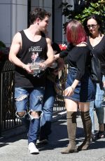 JOEY KING Leaves Rocky Mountain Chocolate Factory in Vancouver 07/30/2016