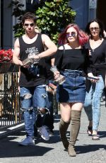 JOEY KING Leaves Rocky Mountain Chocolate Factory in Vancouver 07/30/2016