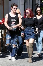 JOEY KING Leaves Rocky Mountain Chocolate Factory in Vancouver 07/30/2016