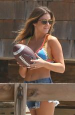 JOJO FLETCHER in Bikini with Jordan Rodgers at a Beach in Malibu 08/07/2016