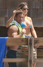 JOJO FLETCHER in Bikini with Jordan Rodgers at a Beach in Malibu 08/07/2016
