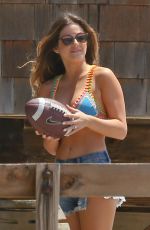 JOJO FLETCHER in Bikini with Jordan Rodgers at a Beach in Malibu 08/07/2016