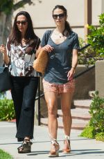 JORDANA BREWSTER in Shorts Out in Los Angeles 08/02/2016